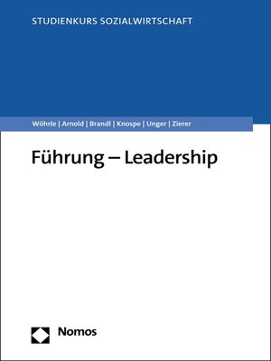 cover image of Führung – Leadership